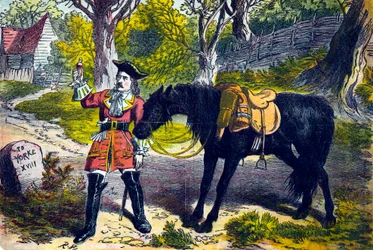 Dick Turpin 1706-1739, engelsk rövare och landsvägsman, 1800-talet