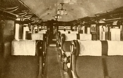 Dining-Car, London Midland och Scottish Railway, 1930.