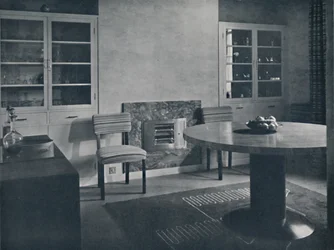 Matsal för ett hus i Highgate Village, London, 1936