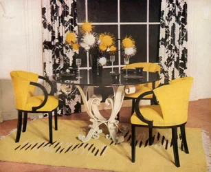 Matsalsgrupp av Hayes Marshall för Fortnum & Mason Ltd., London, 1937