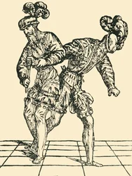 Nedrustning mot dolken, c1536, 1903.