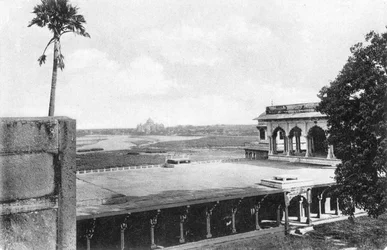 Diwan-I-Khas, Fort, Agra, 1900-talet