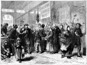 Hund- och kattköttsslaktare i Paris, fransk-preussiska kriget, 1871
