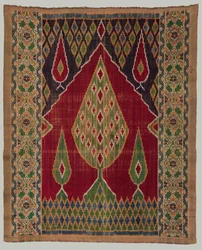 Dörrgardin, 1800-tal.