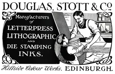 Douglas Stott & Co. annons, 1910