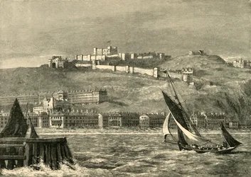 Dover, från havet, 1898.