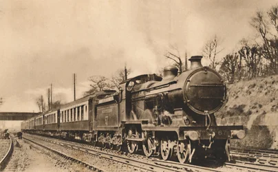 Down Continental Pullman Limited Express, c1920-talet.