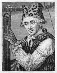 Dr John Jeffries, amerikansk ballongfarare, 1786