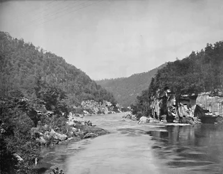 Dragon Gorge, New River, West Virginia, c1897.