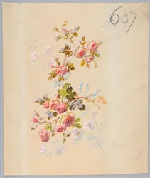 Ritning, från Saint Germain - Volymer 1 & 2, ca. 1896