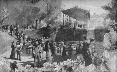 Drinking the Waters at Homburg, 1900