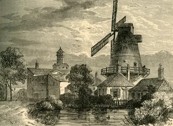 Drug Mill of the Apothecaries Company, c1878.