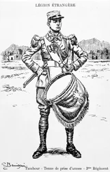 Trummis, 3:e regementet av den franska främlingslegionen, 1900-talet