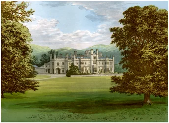 Dunmore Park, Stirlingshire, Skottland, hem för Earl of Dunmore, c1880