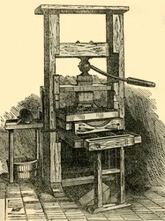 Duplikat av Franklins Press, 1881.