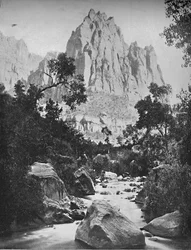 Eagle Crag, Shoshone Falls, Idaho, c1897.