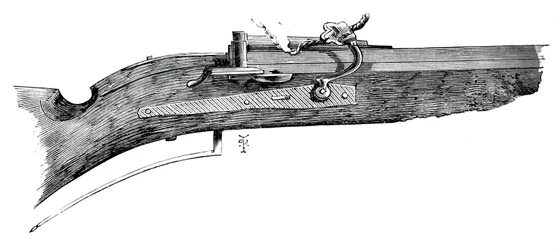 Tidig match caliver, 1590, från Penshurst, c1880