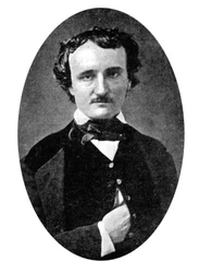 Edgar Allan Poe 1809-1849, amerikansk författare och poet, tidigt 1900-tal