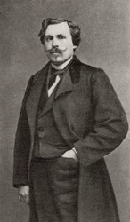 Edmond de Goncourt, fransk författare, 1868