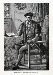 Edward VI skrev sin tidskrift, 1882