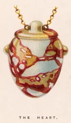 Egyptisk hjärta charm