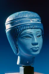 Egyptisk byst, kanske Tutankhamen, 18:e dynastin