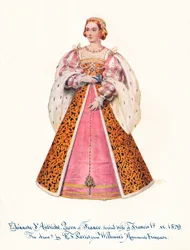 Eleanor av Österrike, drottning av Frankrike, andra fru till Franciskus 1:a, 1911.