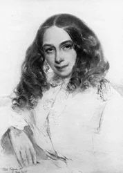 Elizabeth Barrett Browning, brittisk poet, 1859