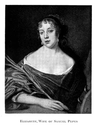 Elizabeth Pepys 1640-1669, 1800-talet