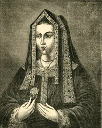 Elizabeth, fru till Henrik VII, 1881.
