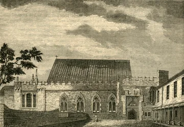 Ely House - The Hall, c1872.