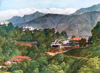 Elysium Hill, Simla, Indien, tidigt 1900-tal
