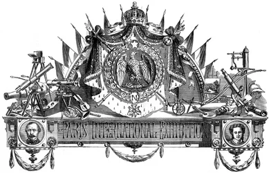 Emblem för den internationella utställningen i Paris, 1867
