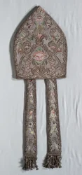 Broderad gering, 1700-tal.