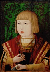 Kejsar Ferdinand I 1503-1564 vid en ålder av tio eller tolv år, ca. 1520