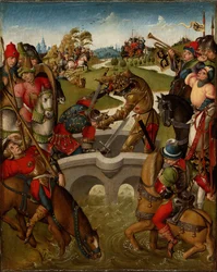 Kejsar Heraclius dräpar kungen av Persien, 146080.