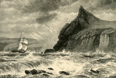 Ingången till Fowey Harbour, 1898.