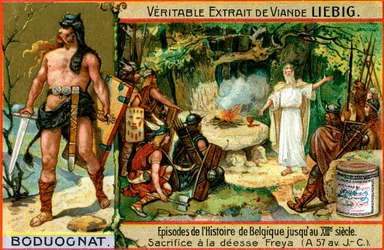 Avsnitt i Belgiens historia fram till 1200-talet: Boduognatus, c1900