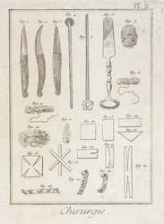 Utrustning, tidigmoderna kirurgiska instrument