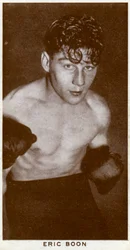Eric Boon, brittisk boxare, 1938