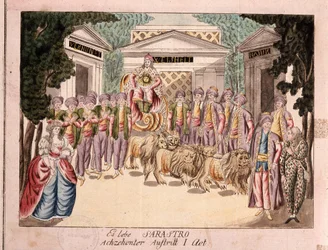 Es lebe Sarastro. Premiären av Trollflöjten av Mozart, 1790-talet