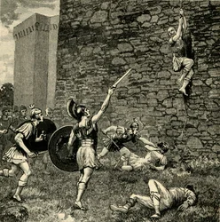 Marius den yngres flykt i Praeneste, 1890.