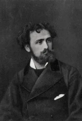 Eugene Delacroix, fransk konstnär, 1854