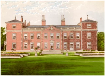 Euston Hall, Suffolk, hem för hertigen av Grafton, 1880