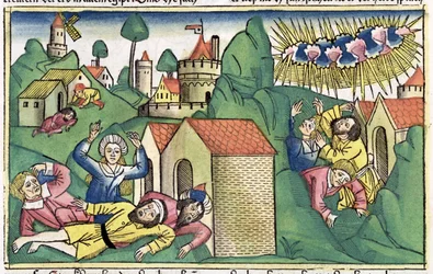 2 Mosebok 11:1-10: de förstfödda sönernas död, en av Egyptens sju plågor