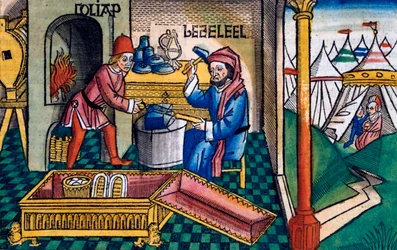 2 Mosebok 31:2-8: Besalel och Aholiab gör förbundsarken