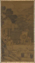 Utdriva demoner från huset, Mingdynastin, 1500-talet.