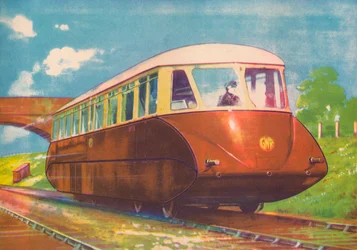 Express Diesel Engine Rail Car, G.W.R., 1940