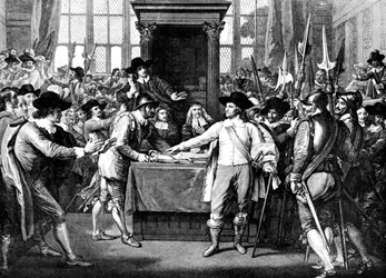 Utvisning av medlemmar av Cromwell, 1653, 1700-talet