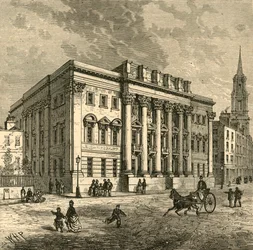 Exteriör av Goldsmiths Hall, 1897.